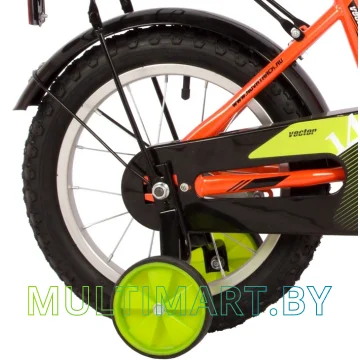 Детский велосипед Novatrack Vector 143VECTOR.OR22 (оранжевый, 2022) картинка 3
